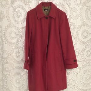 Women’s pink wool J. crew jacket, petite small